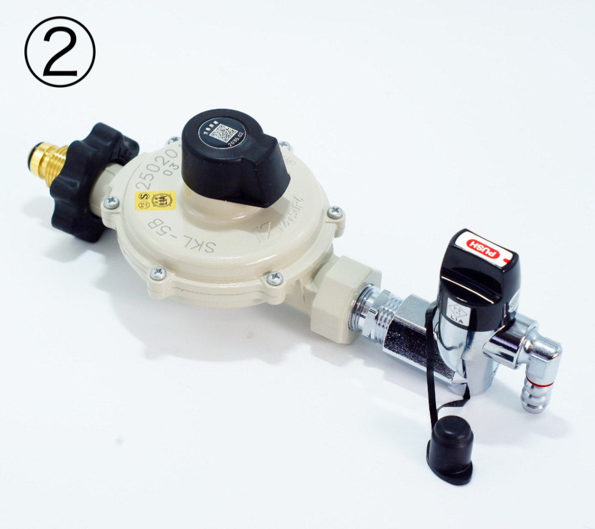 ☆光陽産業 025ZL LPガス用 ON/OFFヒューズガス栓◆2個セット・非常に安全性の高い機構 LPガス専用 一口(ｵﾝ・ｵﾌ)ヒューズガス栓【本体（光陽産業株式会社