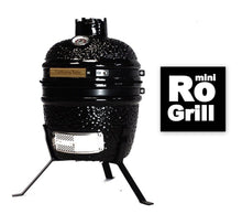 画像をギャラリービューアに読み込む, 「送料無料」Ro mini Grill セラミック製 チャコールBBQグリル (27cm) (10.5 inch)-チャコールグリル&アクセサリー-California Patio (カリフォルニアパティオ)-期間限定価格 グリル本体収納カバー付き-カリフォルニアパティオBBQShop