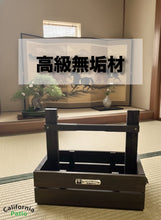 画像をギャラリービューアに読み込む, 【納期　3週間程】　ハンディ　ピクニックテーブル【家宝】高級木材ウエンジ（made in Japan）カラクリ折りたたみテーブル