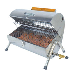 屋外専用 ガス溶岩石BBQグリル Handy SS Tank J, ガスバーベキュー(グリル本体日本製) California Patio (カリフォルニアパティオ)