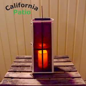 ソーラー充電フェイクキャンドルDRESS, キャンドルランタン, ソーラーランタン California Patio (カリフォルニアパティオ)