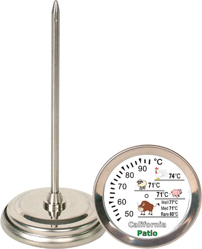 California Patio (カリフォルニアパティオ) 肉用温度計　（ミートサーモ）-バーベキューのアクセサリー-California Patio (カリフォルニアパティオ)-カリフォルニアパティオBBQShop
