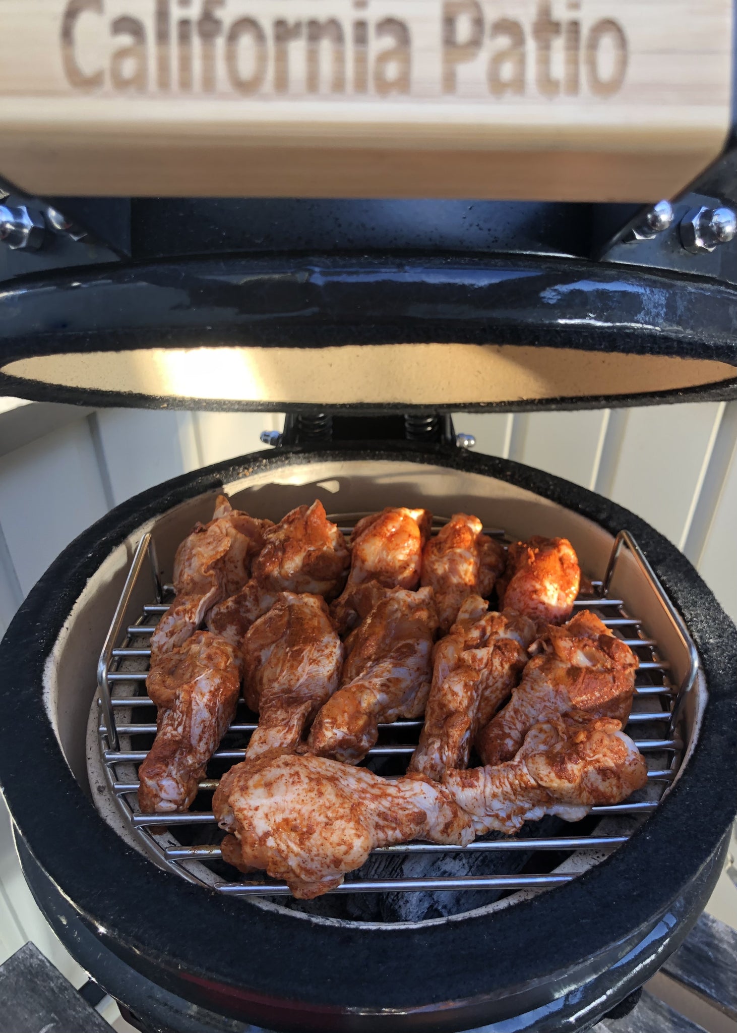 Ro mini Grill セラミック製 チャコールBBQグリル (27cm) (10.5 inch) CaliforniaPatio (カ ...
