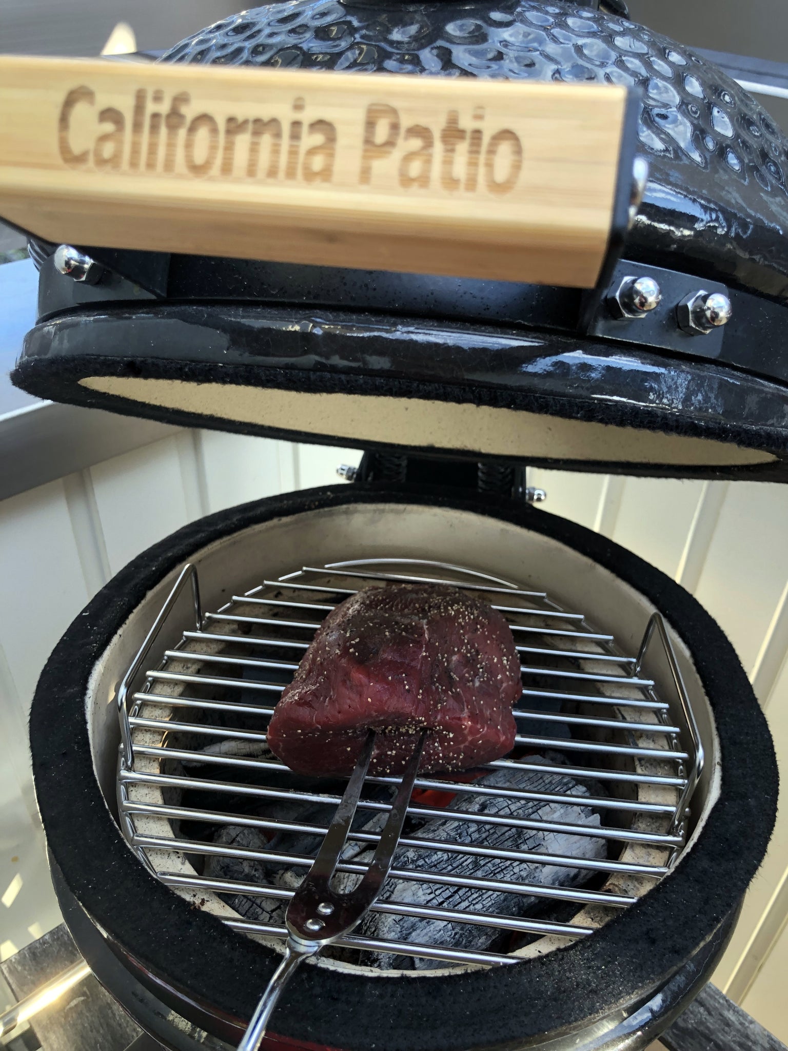 Ro mini Grill セラミック製 チャコールBBQグリル (27cm) (10.5 inch) CaliforniaPatio (カ ...